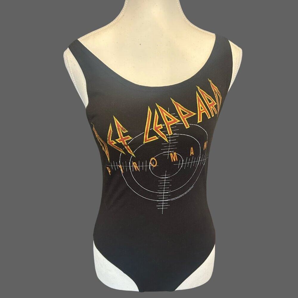 Def Leppard Pyromania Graphic Bodysuit
